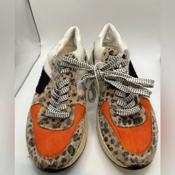 White Raven Animal Print‎ Sneakers