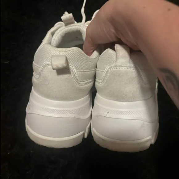 White Platform Sneakers