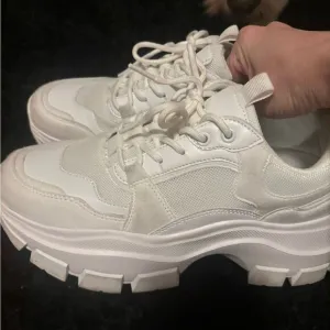 White Platform Sneakers