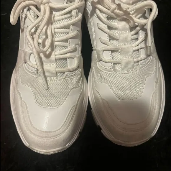 White Platform Sneakers