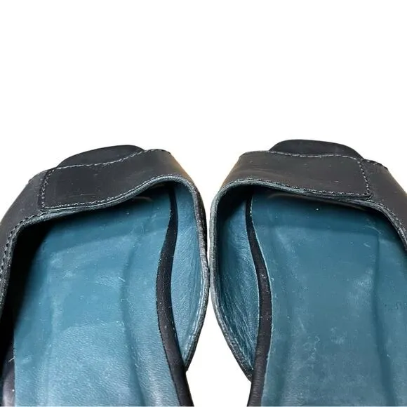 Wilder Black Leather Maude Slide Sandals - 7