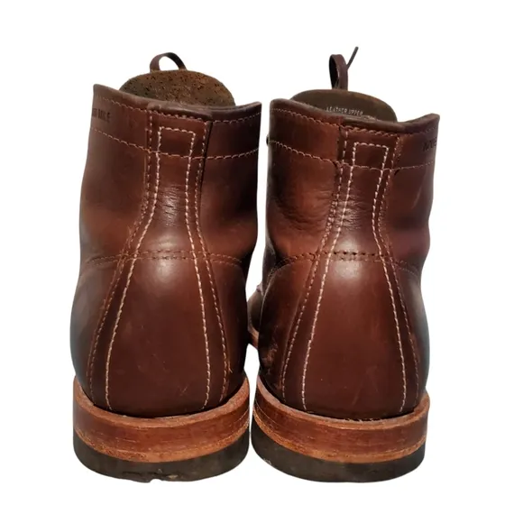 Wolverine 1000 Mile Boot Brown Leather Lace-Up Combat Boots Women's Size 8.5B