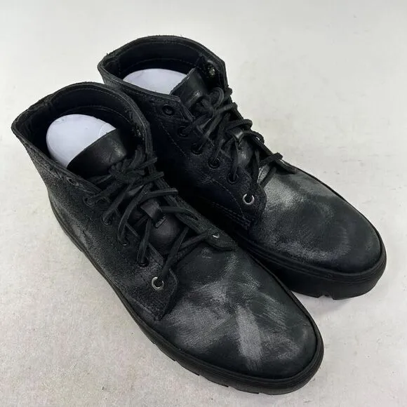 Wolverine 1000 Mile Vic Mensa Men's US 7 D Black Metallic Combat Boots VIBRAM