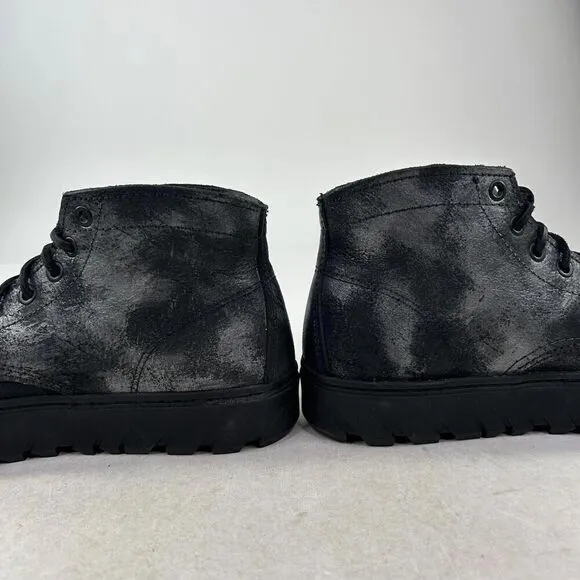Wolverine 1000 Mile Vic Mensa Men's US 7 D Black Metallic Combat Boots VIBRAM