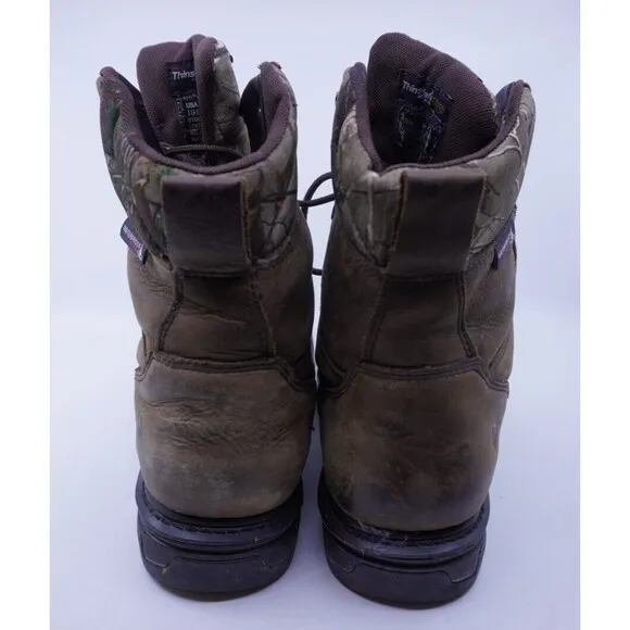 Wolverine Camo Boots Mens 11.5 EW Waterproof Wide Hunting Thinsulate Ultra 800g