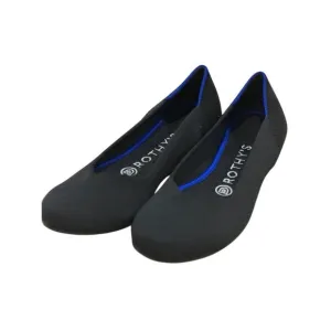 Womens Black Rothy's flat rounded toe slip on shoes Size 10 US