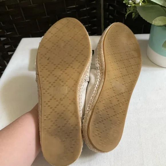 Women's Cream Espadrille Flats