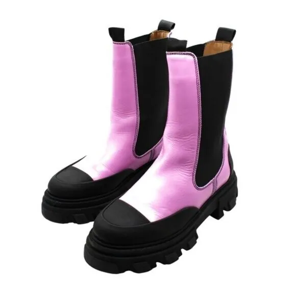 Women's Ganni Platform Chelsea Boots