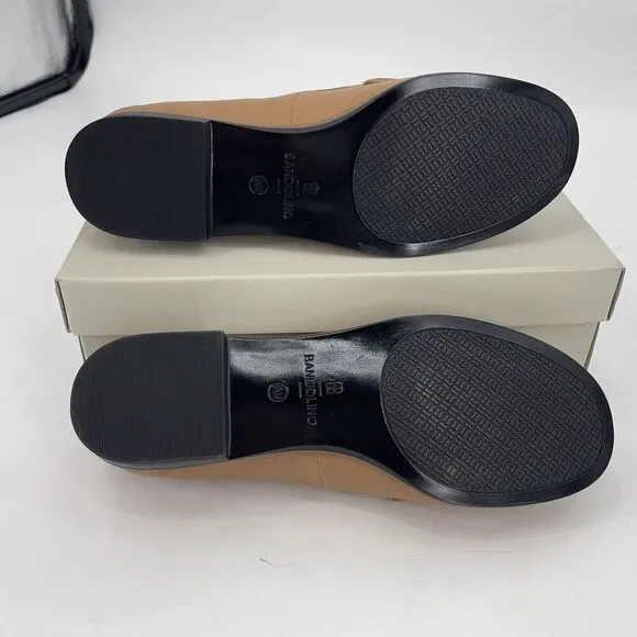 Women's New Bandolino Qadan Brown Vegan Nappa Leather Loafer Flats Shoes 9.5M