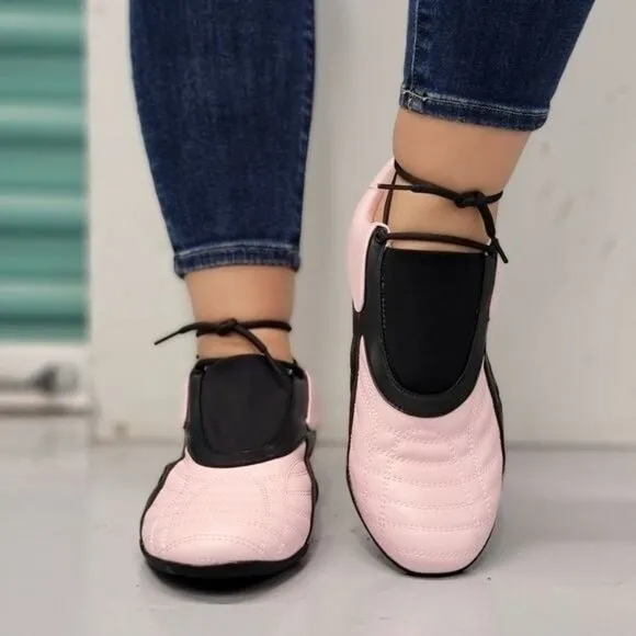 Women's Pink‎ Low Top Sneakers