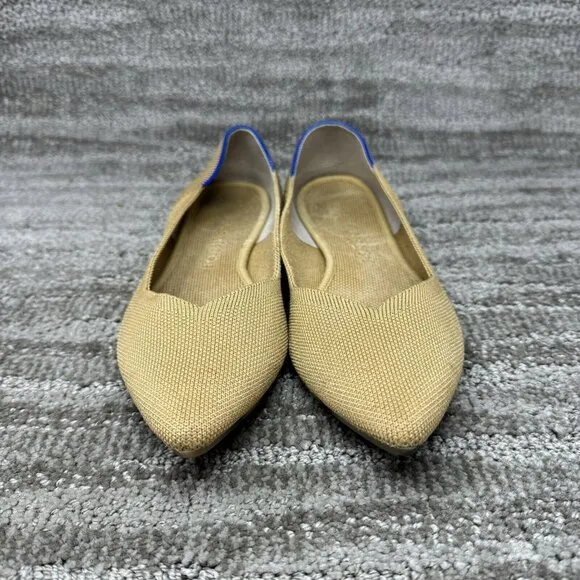 Women’s Rothy’s size 8 Goldenrod Yellow The Point Ballet Flat Shoes
