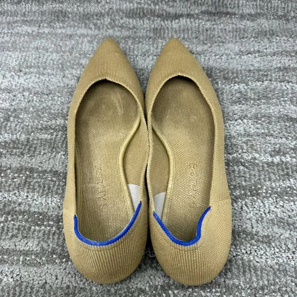 Women’s Rothy’s size 8 Goldenrod Yellow The Point Ballet Flat Shoes