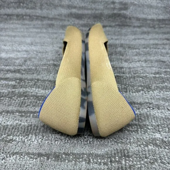Women’s Rothy’s size 8 Goldenrod Yellow The Point Ballet Flat Shoes