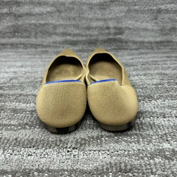 Women’s Rothy’s size 8 Goldenrod Yellow The Point Ballet Flat Shoes