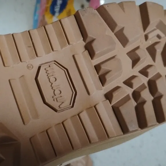 Women's Tan Combat Boots