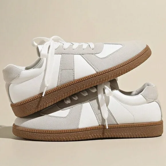 Women's Washable Round Toe Low Top Casual Sneakers