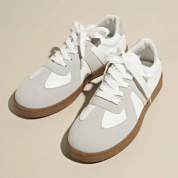Women's Washable Round Toe Low Top Casual Sneakers
