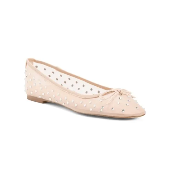 YOSI SAMRA Beige Sadie Ballet Flats