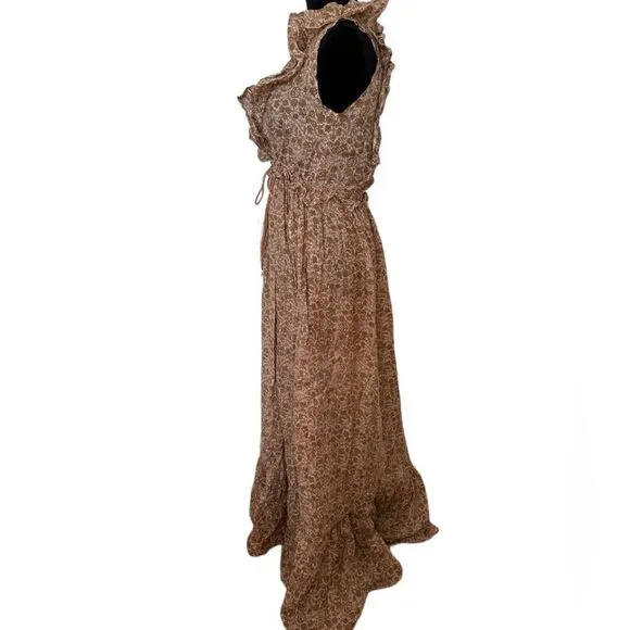 Yvonne Sporre Anthropologie Marie linen Antoinette Coverup sz M SS20