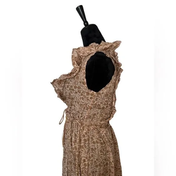 Yvonne Sporre Anthropologie Marie linen Antoinette Coverup sz M SS20