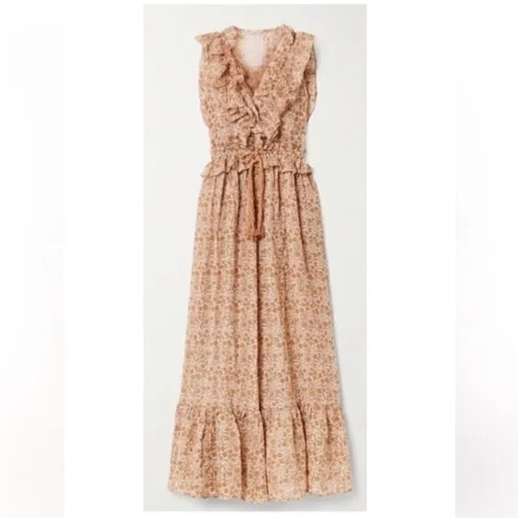 Yvonne Sporre Anthropologie Marie linen Antoinette Coverup sz M SS20