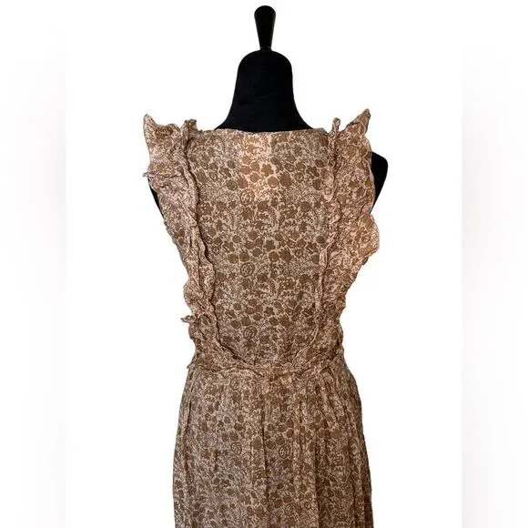 Yvonne Sporre Anthropologie Marie linen Antoinette Coverup sz M SS20