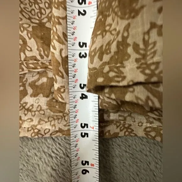 Yvonne Sporre Anthropologie Marie linen Antoinette Coverup sz M SS20