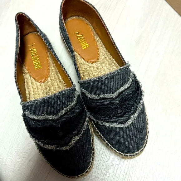 Zadig &amp; Voltaire Canvas Espadrilles in Black