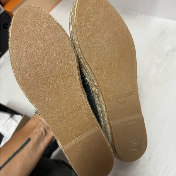 Zadig &amp; Voltaire Canvas Espadrilles in Black