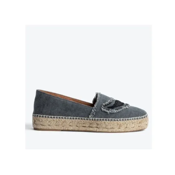 Zadig &amp; Voltaire Canvas Espadrilles in Black