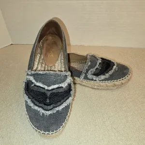 Zadig &amp; Voltaire Canvas Gray Espadrilles size 36/5.5-6US