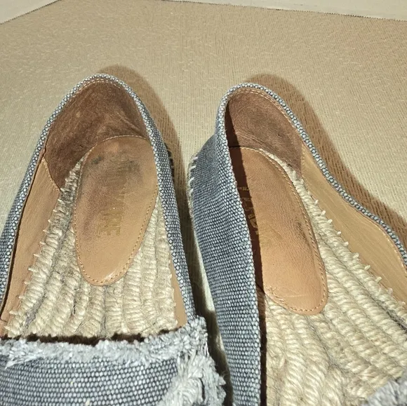 Zadig &amp; Voltaire Canvas Gray Espadrilles size 36/5.5-6US
