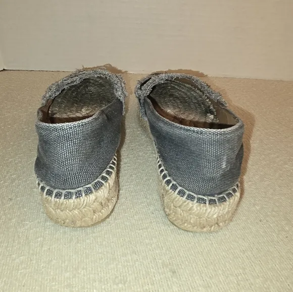Zadig &amp; Voltaire Canvas Gray Espadrilles size 36/5.5-6US