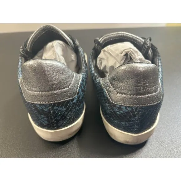 Zadig &amp; Voltaire New Low-Top Used‎ Wild Sneaker Deep Blue Distressed EU36 / US 5