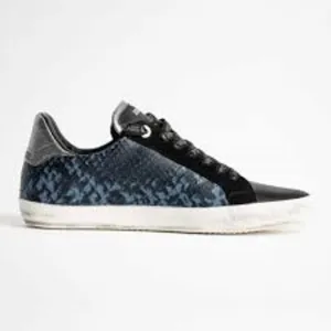 Zadig &amp; Voltaire New Low-Top Used‎ Wild Sneaker Deep Blue Distressed EU36 / US 5