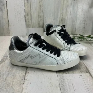 Zadig &amp; Voltaire Women's Zadig Keith Flash Low Top Sneakers, White, Size 38