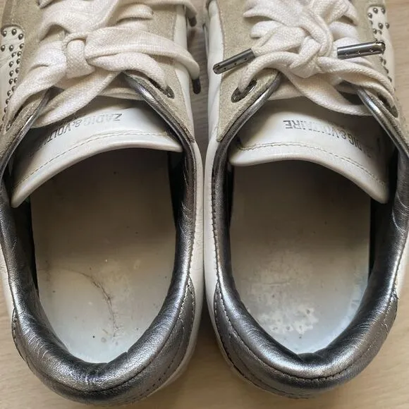Zadig &amp; Voltaire Low Top Studded Sneakers