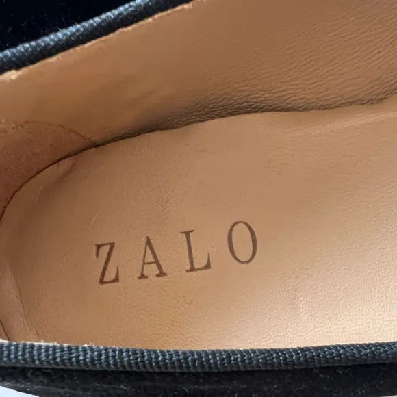 Zalo velvet embroidered mystic flats
