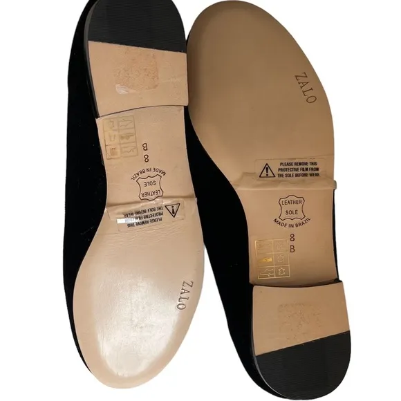 Zalo velvet embroidered mystic flats