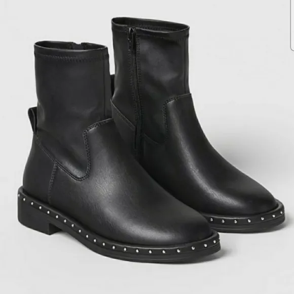 Zara Chelsea Studed Ankle Boots. By Zara. Size 33