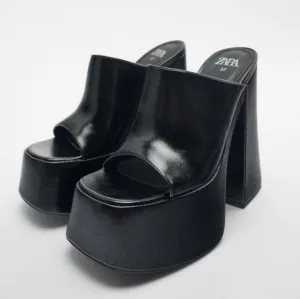 Zara CHUNKY PLATFORM SANDALS bloggers favorito