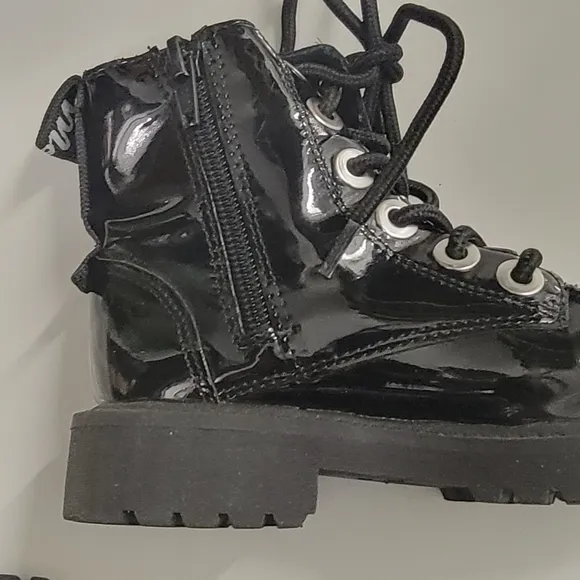 ZARA Disney Mickey boots with sparkle design combat boots size 12
