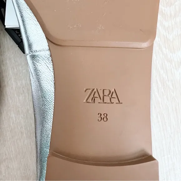 Zara Square Toe Ballet Flats