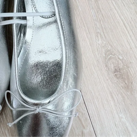 Zara Square Toe Ballet Flats