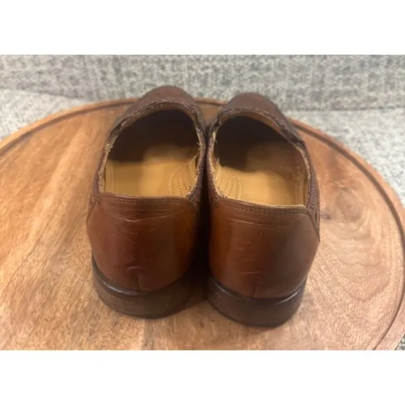 Zelli Men’s Woven Loafer Shoes Handcrafted  Made In Italy 10.5 M