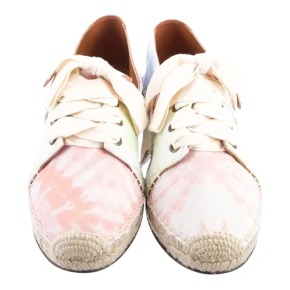 Zimmermann  Canvas Tie-Dye Print Espadrilles Women's Size: 9
