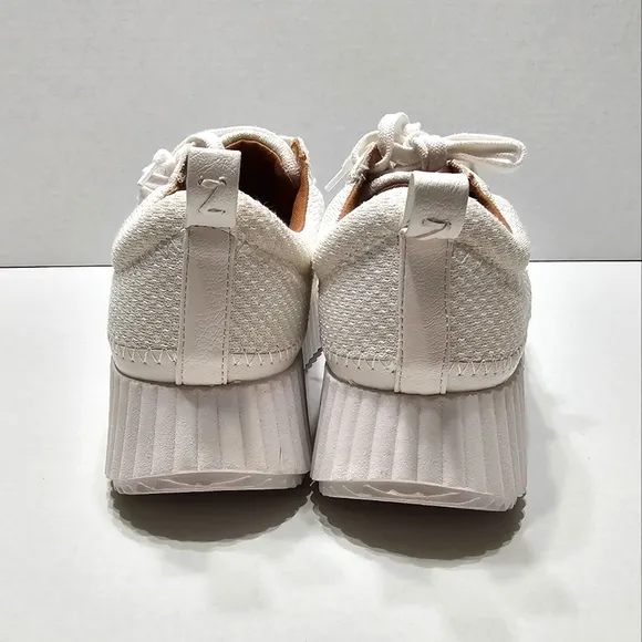 Zodiac Sneakers Womens 9 Cooper Lace Up Platform White Shoes