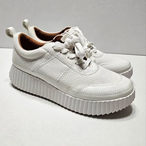 Zodiac Sneakers Womens 9 Cooper Lace Up Platform White Shoes