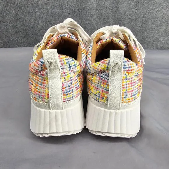 ZODIAC Women's Cooper Sneakers Size 10 Fashionable Platform Quilted Rainbow Top