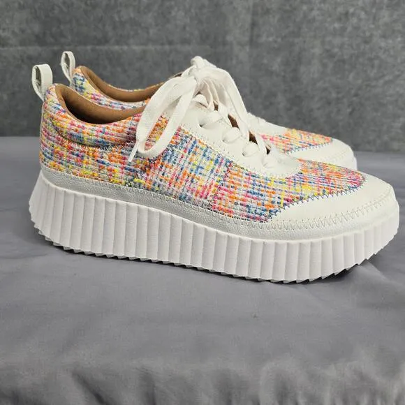 ZODIAC Women's Cooper Sneakers Size 10 Fashionable Platform Quilted Rainbow Top